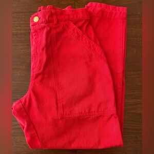 Big Bud Press Pencil Pants - vibrant red